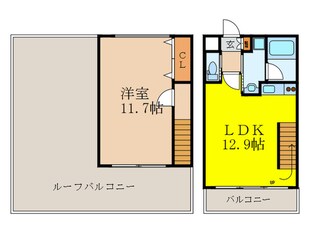 アーバンフラッツ西中島の物件間取画像